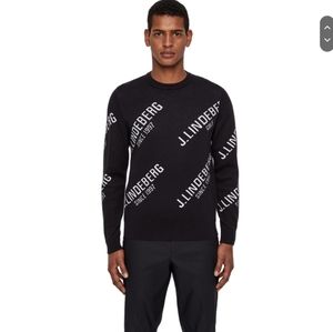 J LINDEBERG Iconic Men Logo Alya Cotton Coolmax Sweater
